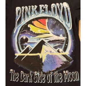 Pink Floyd The Dark Side Of The Moon Size S/CH Black Graphic Print‎ T-Shirt